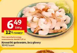 Auchan Krewetki gotowane, bez głowy oferta
