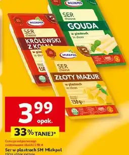 Auchan Ser w plastrach SM Mlekpol oferta