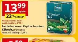 Auchan Herbata czarna Ceylon Premium Dilmah oferta