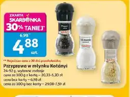 Auchan Przyprawa w młynku Kotányi oferta