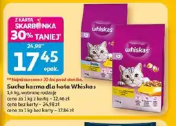 Auchan Whiskas Sucha karma dla kota oferta