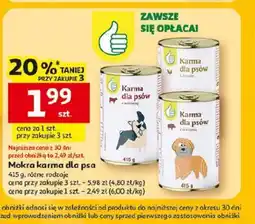 Auchan Mokra karma dla psa oferta