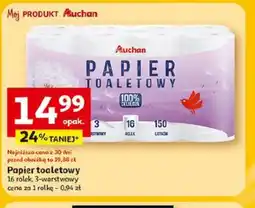 Auchan Papier toaletowy Auchan oferta