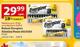 Auchan Baterie Energizer Alkaline Power AA/AAA oferta
