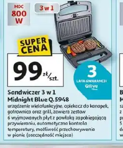 Auchan Qilive Sandwiczer 3 w 1 oferta