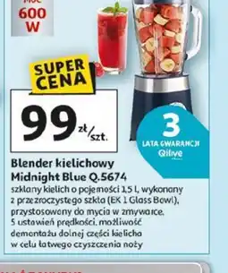 Auchan Blender kielichowy Qilive Midnight Blue Q.5674 oferta