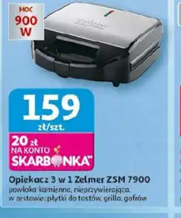 Auchan Opiekacz 3 w 1 Zelmer ZSM 7900 oferta