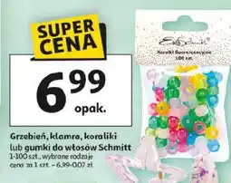 Auchan Grzebień, klamra, koraliki lub gumki do włosów Schmitt oferta