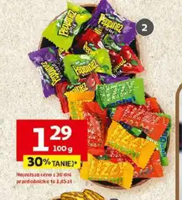 Auchan Karmelki nadziewane Bim Bom, Fizzy Bom lub Peppinez Roshen oferta