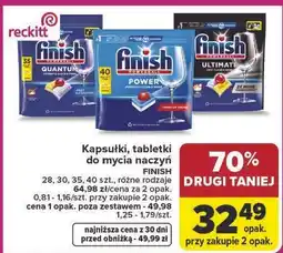 Carrefour Kapsułki, tabletki do mycia naczyń FINISH oferta