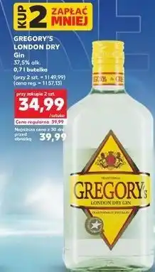 Kaufland Gregory's London Dry Gin oferta