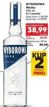 Kaufland WYBOROWA Wódka 40% alk. 0,7 l butelka oferta