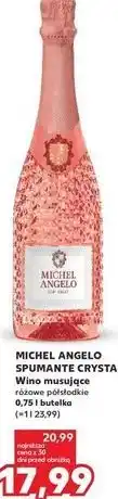 Kaufland MICHEL ANGELO SPUMANTE CRYSTAL Wino musujące różowe półsłodkie oferta