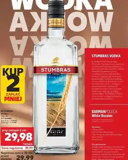 Kaufland Wódka Stumbras oferta