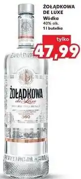 Kaufland ŻOŁĄDKOWA DE LUXE Wódka 40% alk. 1 l butelka oferta