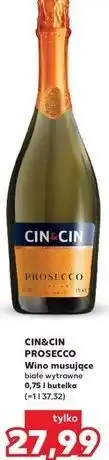Kaufland CIN&CIN PROSECCO Wino musujące białe wytrawne oferta