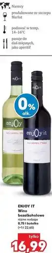 Kaufland ENJOY IT Wino bezalkoholowe różne rodzaje oferta