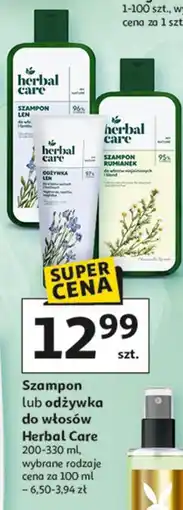 Auchan Szampon lub odżywka do włosów Herbal Care oferta