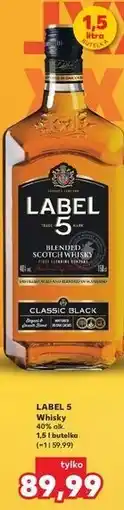 Kaufland Label 5 Whisky Classic Black oferta