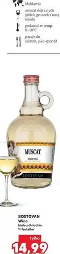 Kaufland Wino Bostovan białe półsłodkie oferta