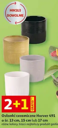 Auchan Osłonki ceramiczne Horver 491 o śr. 13 cm, 15 cm lub 17 cm oferta