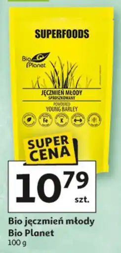 Auchan Bio jęczmień młody Bio Planet oferta