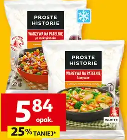 Auchan Warzywa na patelnię Proste Historie 450 g, wybrane rodzaje oferta