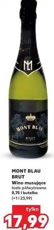 Kaufland MONT BLAU BRUT Wino musujące białe półwytrawne oferta