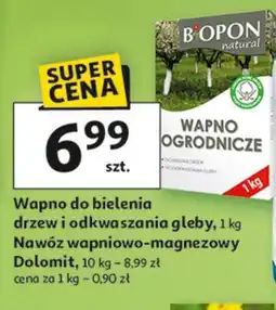 Auchan Wapno ogrodnicze do bielenia drzew i odkwaszania gleby B'OPON natural oferta