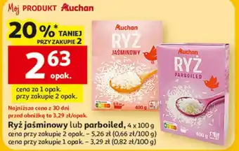 Auchan Ryż jaśminowy lub parboiled Auchan oferta