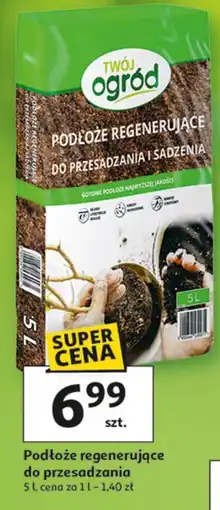 Auchan Podłoże regenerujące do przesadzania i sadzenia Twój Ogród oferta