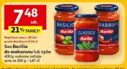 Auchan Sos Barilla do makaronu lub ryżu oferta