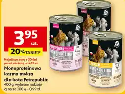 Auchan Monoproteinowa karma mokra dla kota Petrepublic oferta