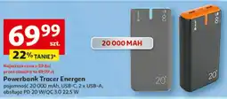 Auchan Powerbank Tracer Energen 20 000 mAh oferta