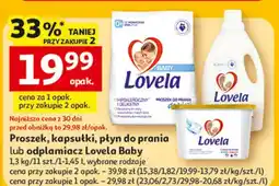 Auchan Proszek, kapsułki, płyn do prania lub odplamiacz Lovela Baby oferta
