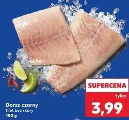 Dorsz czarny filet bez skóry