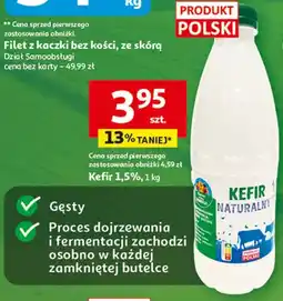 Auchan Kefir naturalny 1,5% oferta