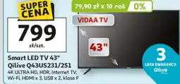 Auchan Smart LED TV 43 Qilive Q43US231/251 oferta