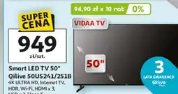 Auchan Smart LED TV 50 Qilive 50US241/251B oferta