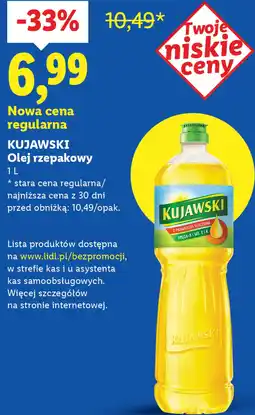 Lidl KUJAWSKI Olej rzepakowy oferta