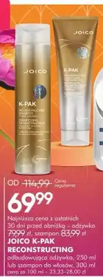 K-Pak Reconstructing odbudowująca odżywka 250ml lub szampon do włosów 300ml
