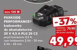 Kaufland Ładowarka do akumulatorów 20 V 4,5 A PLG 20 C3 oferta