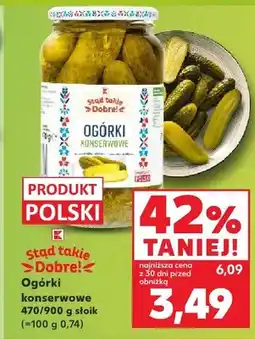 Kaufland Ogórki konserwowe oferta