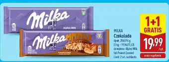 Czekolada Alpine Milk lub Peanut Caramel 1+1 GRATIS