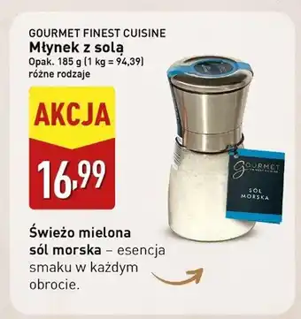 Młynek z solą, różne rodzaje
