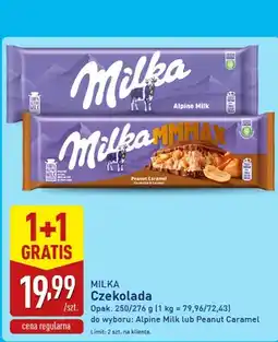 ALDI Czekolada Peanut Caramel 1+1 GRATIS oferta