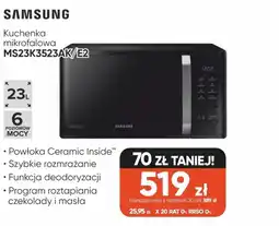 Max Elektro Kuchenka mikrofalowa Samsung oferta