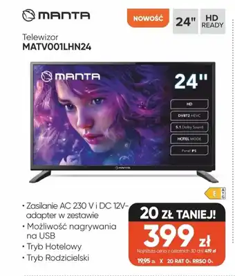 Max Elektro Telewizor Manta oferta