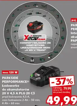 Kaufland Ładowarka do akumulatora Parkside oferta