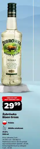 Netto Wódka smakowa Żubrówka oferta